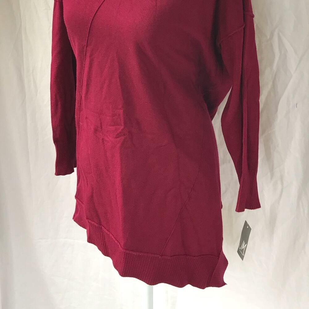 JM Collection Asymmetrical Sweater - Picture 3 of 7